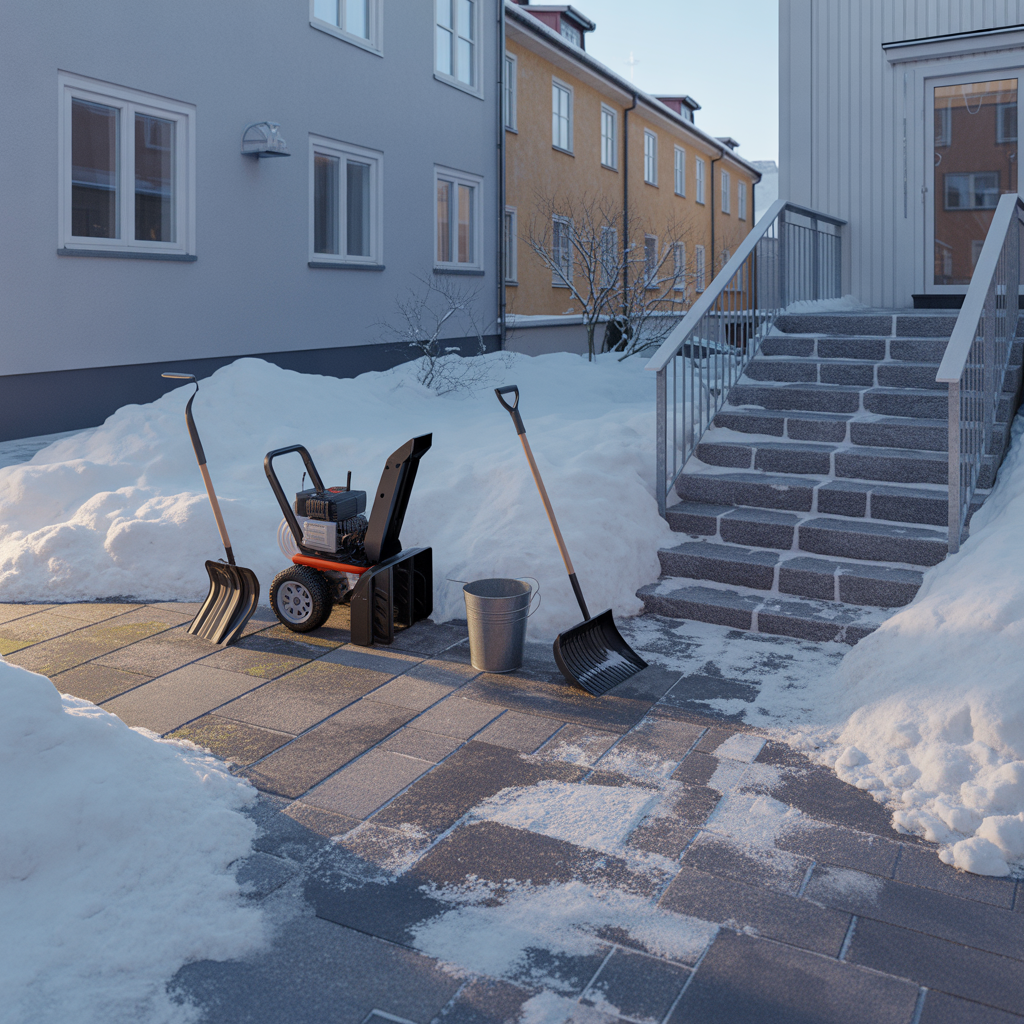 snorojning pa stenlagda ytor guide till metoder och risker