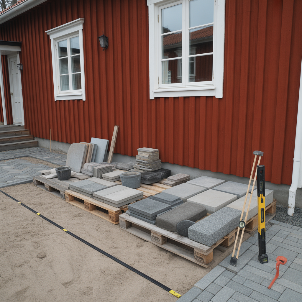 aterbruk av marksten kostnad sortering och aterlaggning