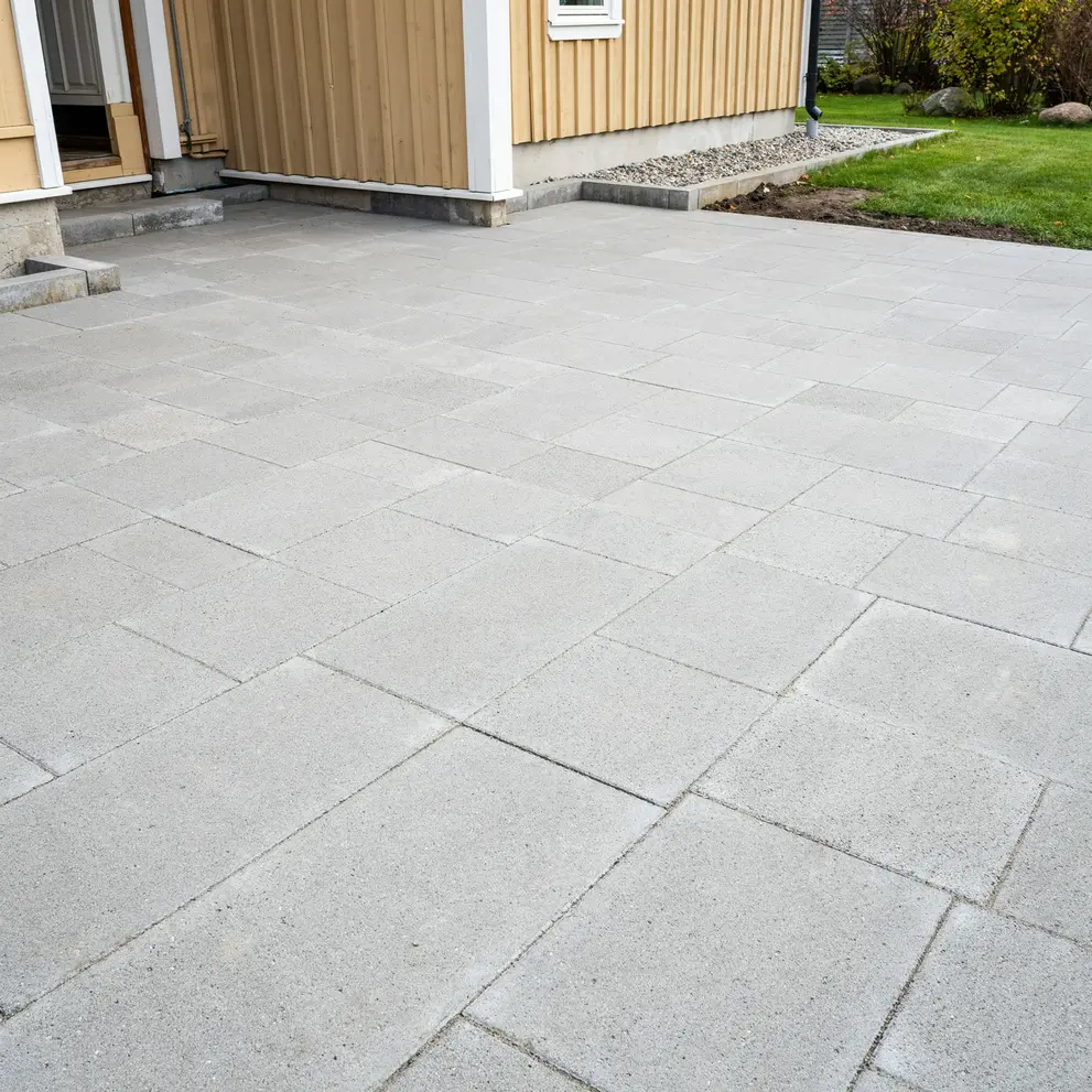 lagga betongplattor bjarehalvon laholm skane